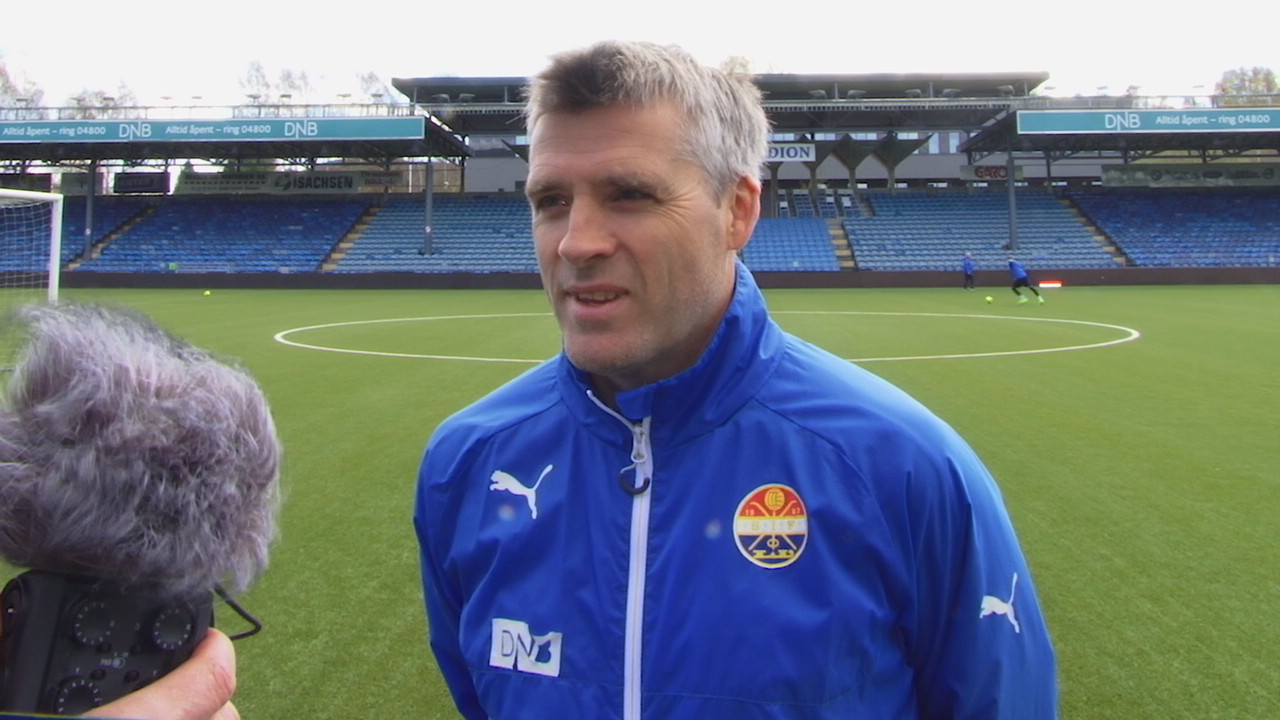 Tor Ole foran Sandefjord-kampen